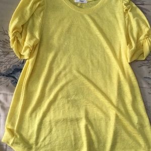 Cherish bright yellow top